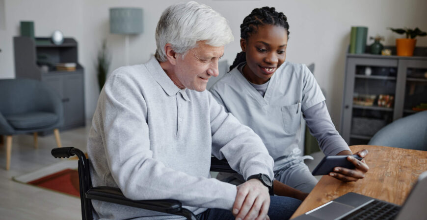 Care Providers working with enabling technology